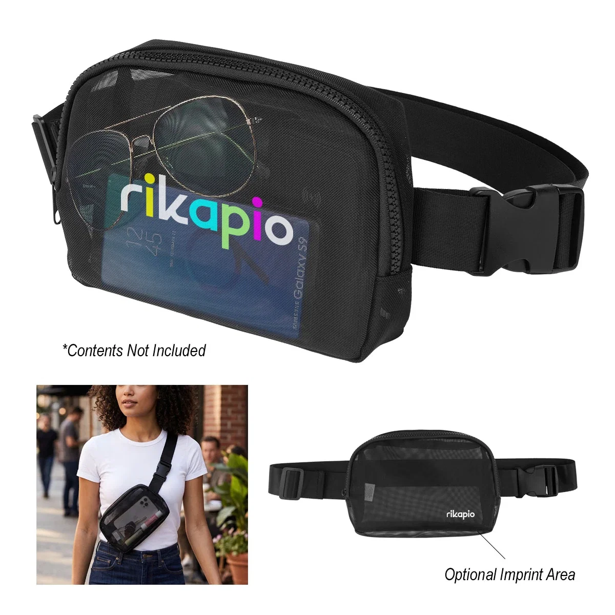 Ventus Mesh Fanny Pack being worn