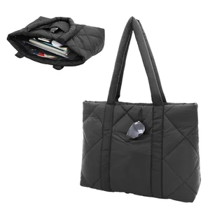 Veranda Quilted Nylon Tote Bag