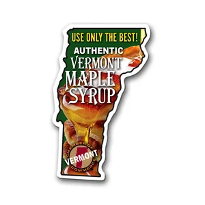 Vermont State Shaped Full Color Magnet