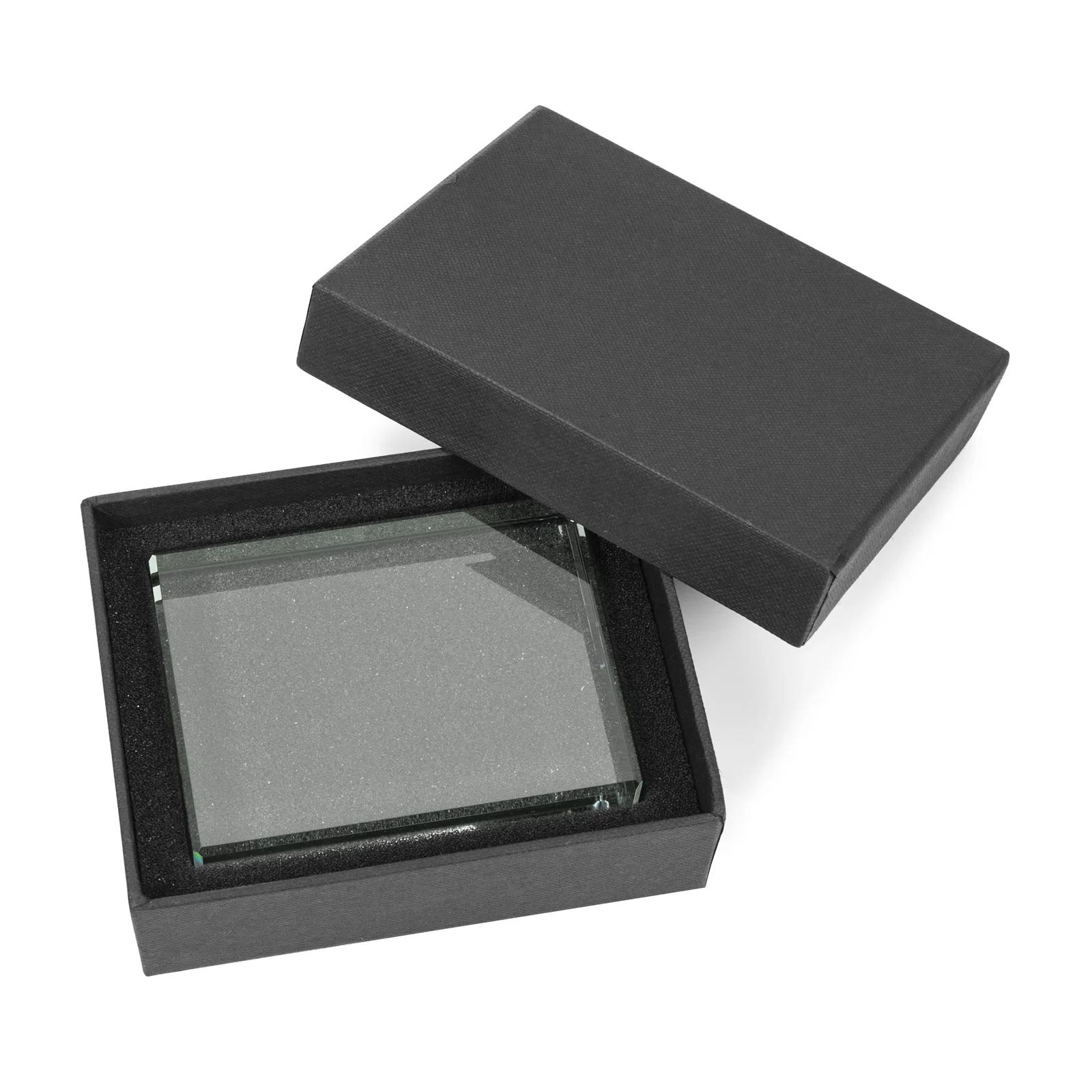 Personalized Freestanding Rectangle Crystal Paperweight, 3"-6" Starfire or Jade Glass, client appreciation gift for corporate award ceremonies