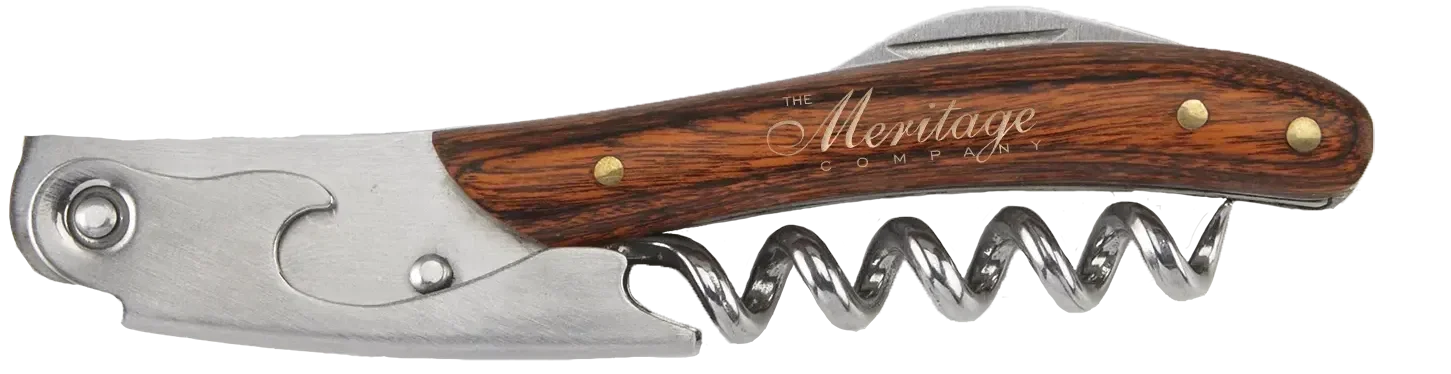 Branded Wood Wine Opener