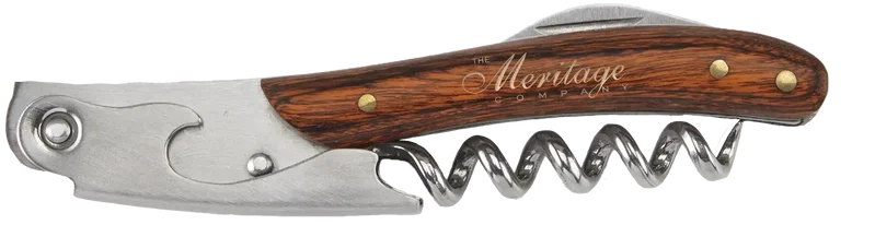 Branded Wood Wine Opener