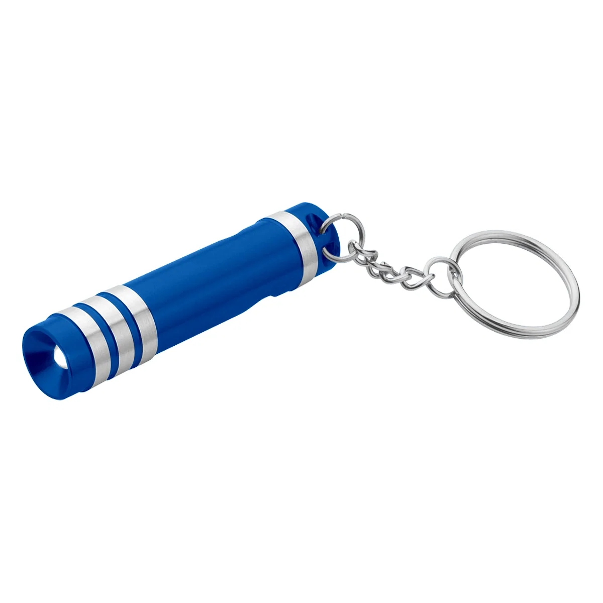 Blue finish angled against a plain backdrop