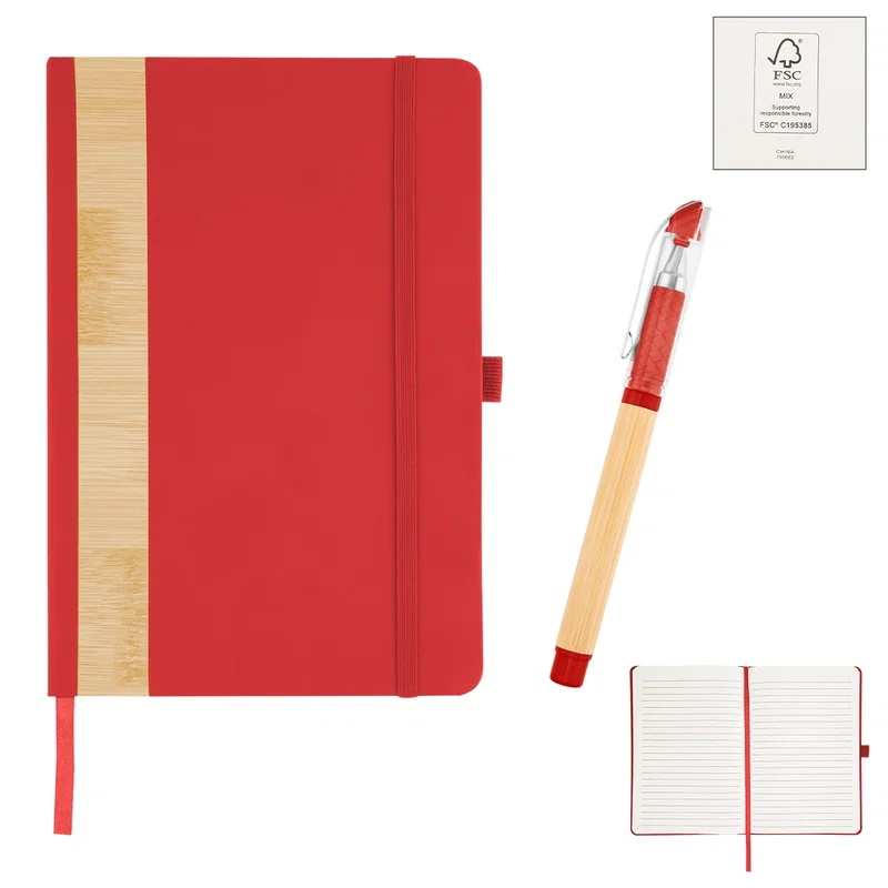 Verse Bamboo Journal With Pen — view 10