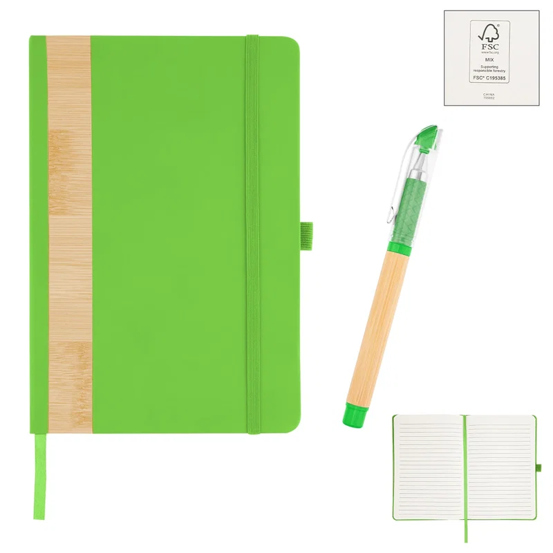 Verse Bamboo Journal With Pen — view 12