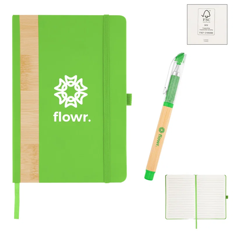 Verse Bamboo Journal With Pen — view 16