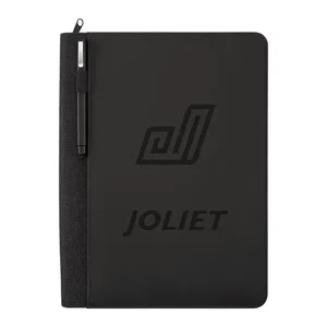 Vienna Heathered Zippered Padfolio with FSC® Mix Paper