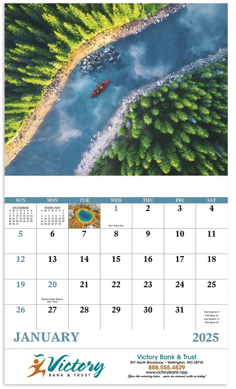 View from Above - Stapled Calendar — view 2