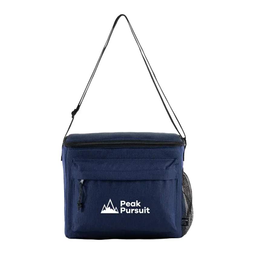 Custom Recycled Cooler Bag - Fits 12 Cans — view 4