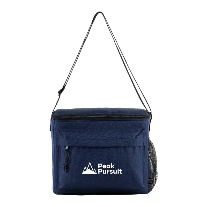 Custom Recycled Cooler Bag - Fits 12 Cans — view 4