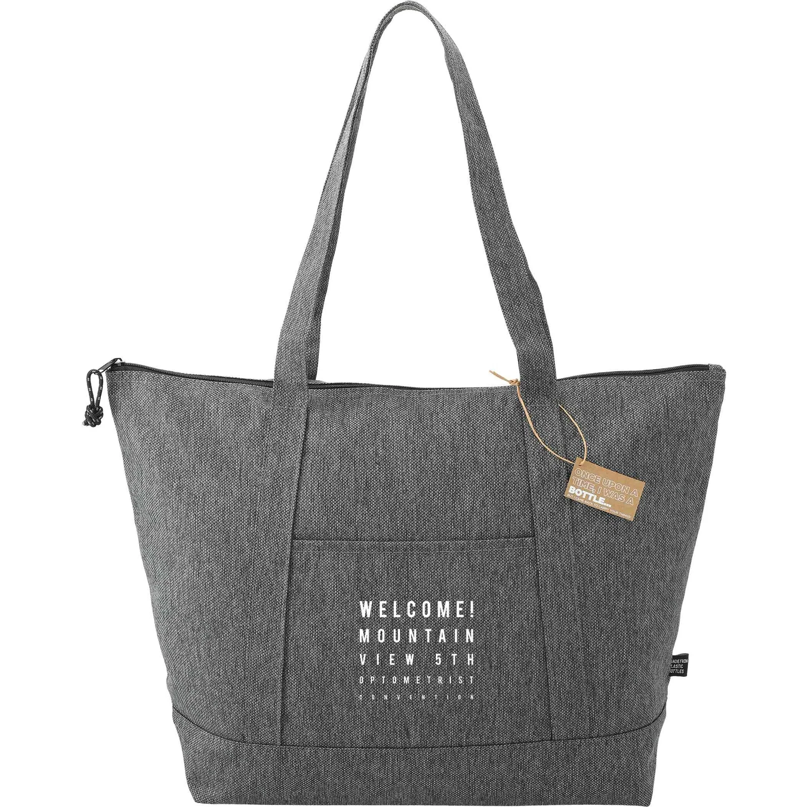 Custom EcoSmart Vila Tote - Recycled Material — view 10