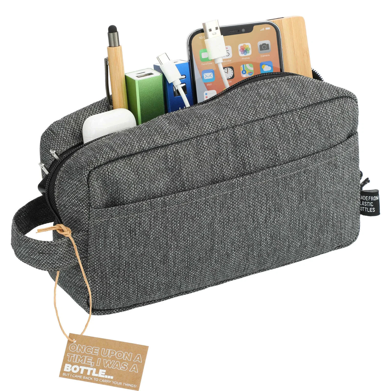 Custom Recycled Dopp Kit Pouch - EcoSmart® — view 19
