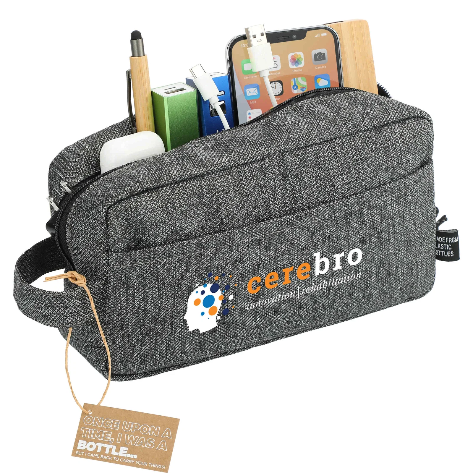 Custom Recycled Dopp Kit Pouch - EcoSmart® — view 24