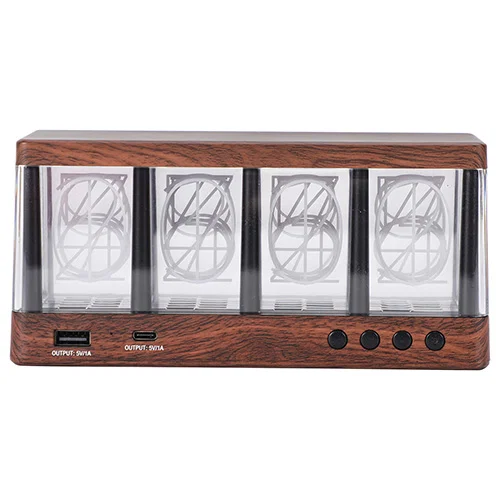 Vintage Clock with Analog-Like Display — view 5