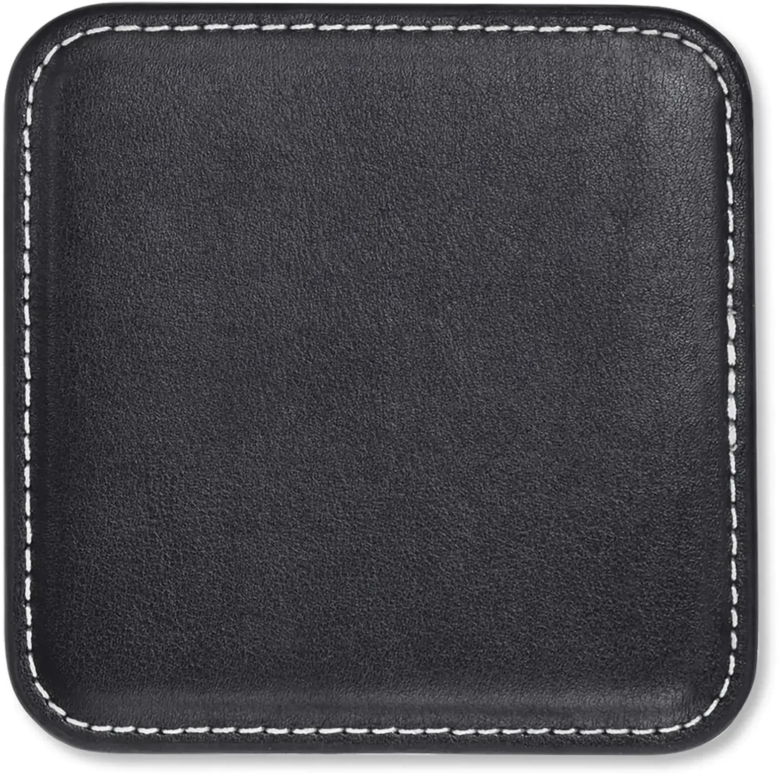 Personalized Leather Coaster — view 2