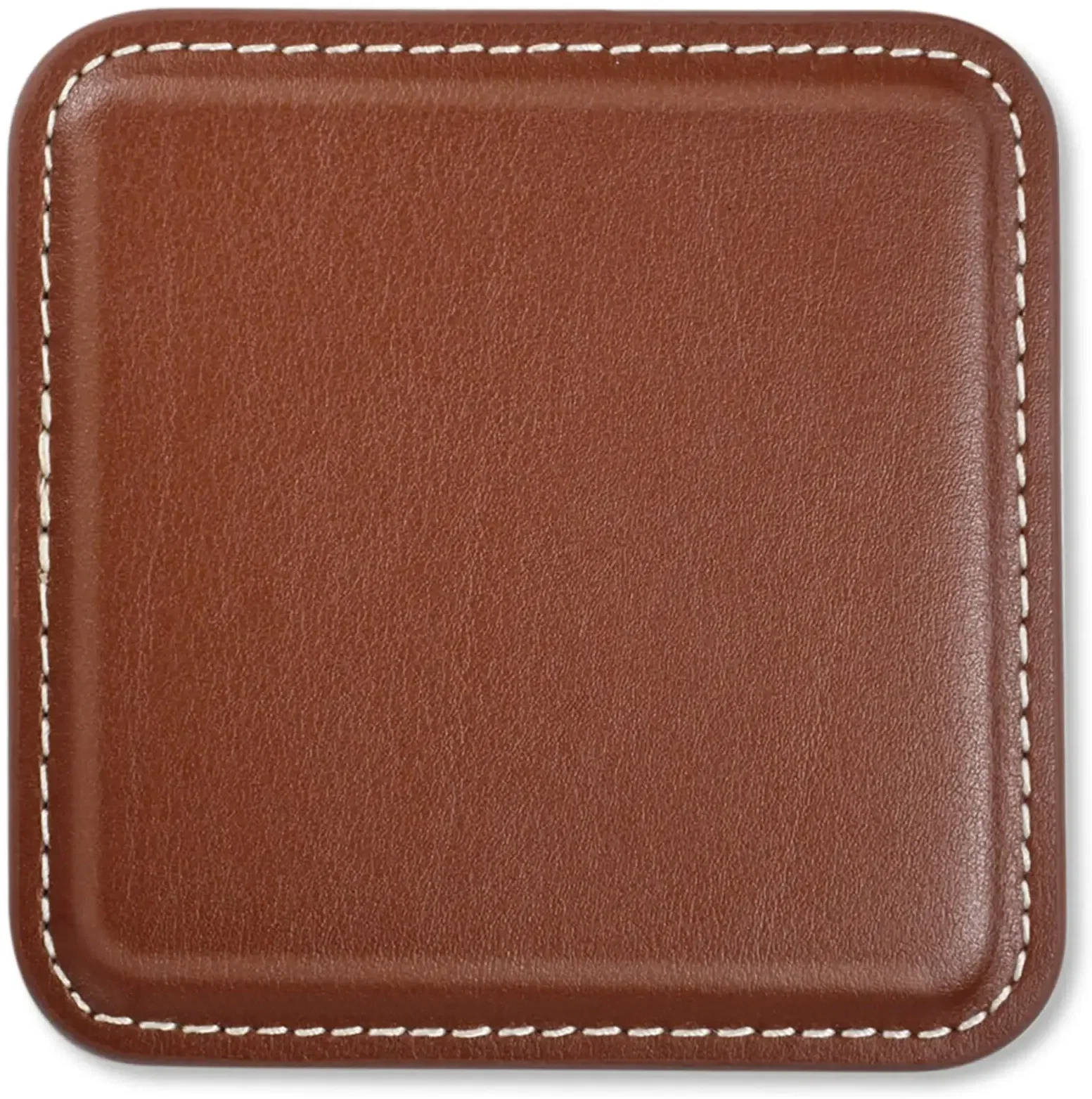 Personalized Leather Coaster — view 4