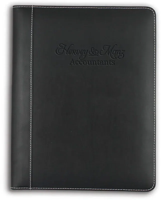 Personalized Vintage Leather Writing Pad — view 4