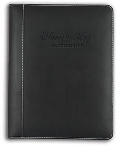 Personalized Vintage Leather Writing Pad