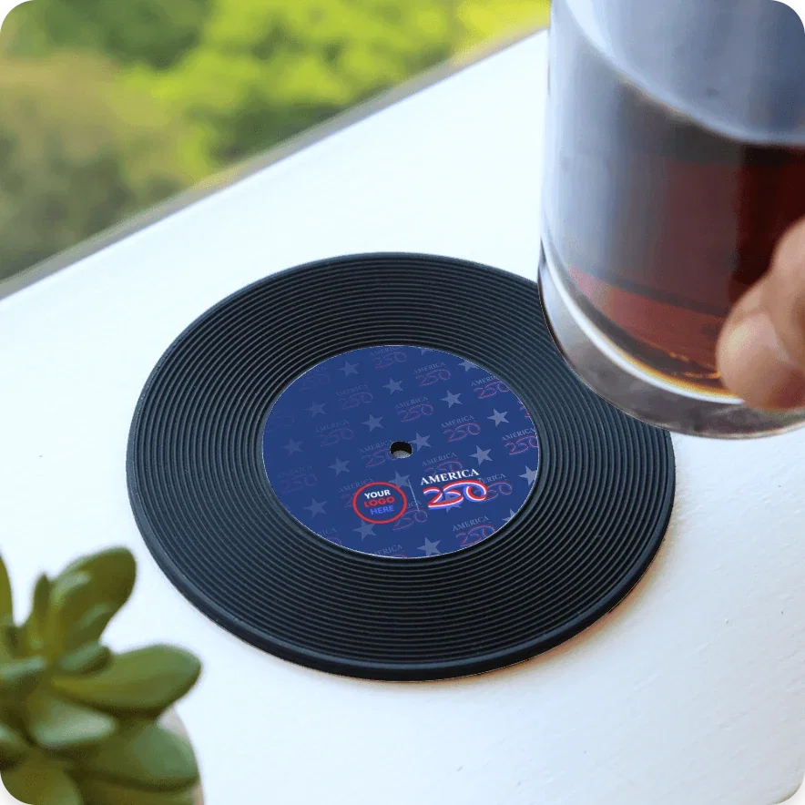 Vintage Record Coaster