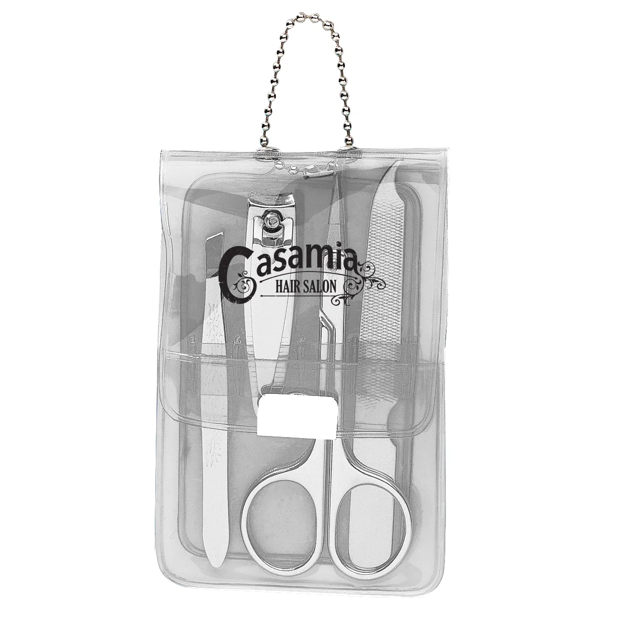 Closed case of the manicure set seen from the front