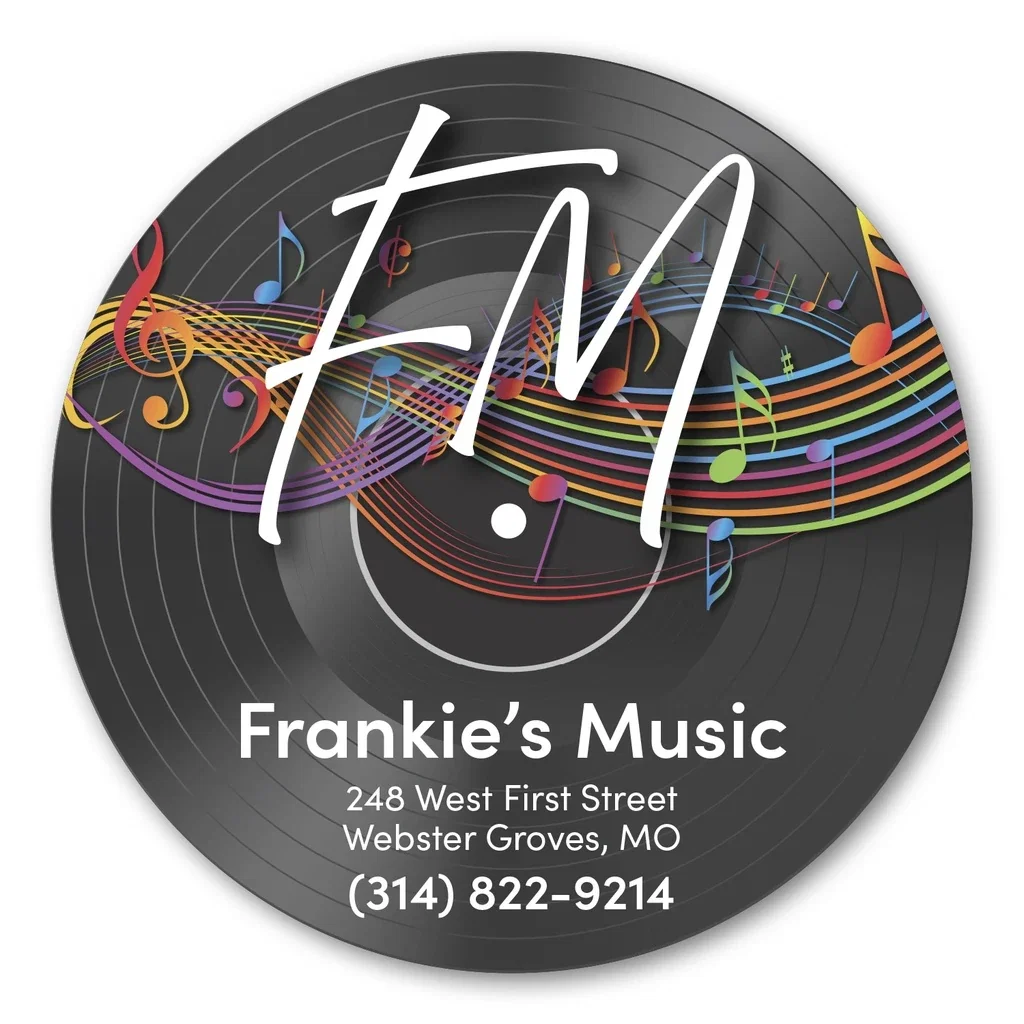 Vinyl Record Shaped Full Color Magnet