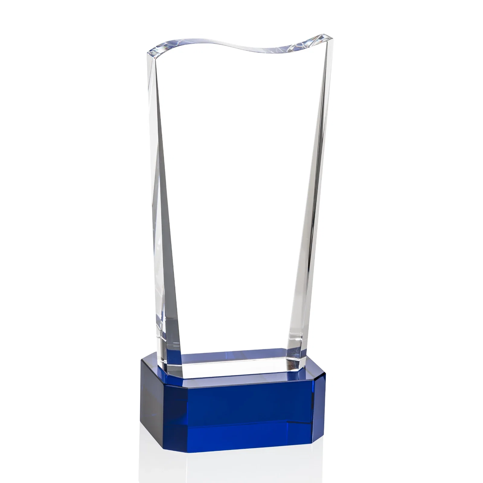 Promotional Optical Crystal Sculpture Award on Clipped Optical Base, awards for graduation ceremonies