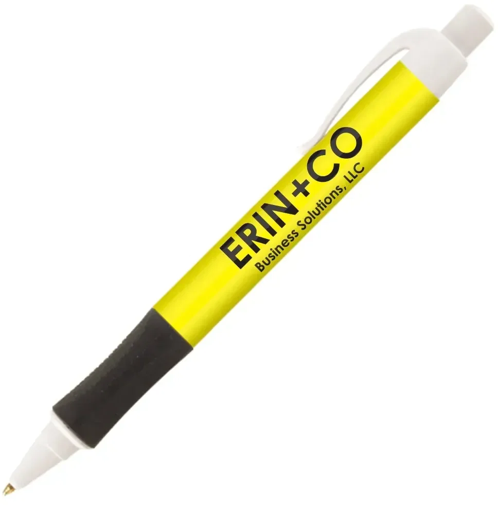 Vision Brights Click Pen with Black Grip (Black or Blue Ink) — view 2