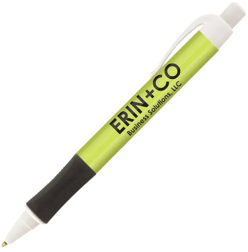 Vision Brights Click Pen with Black Grip (Black or Blue Ink) — view 3