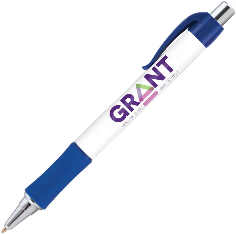 Vision Grip Click Pen with Silver Trim (Black or Blue Ink) — view 23