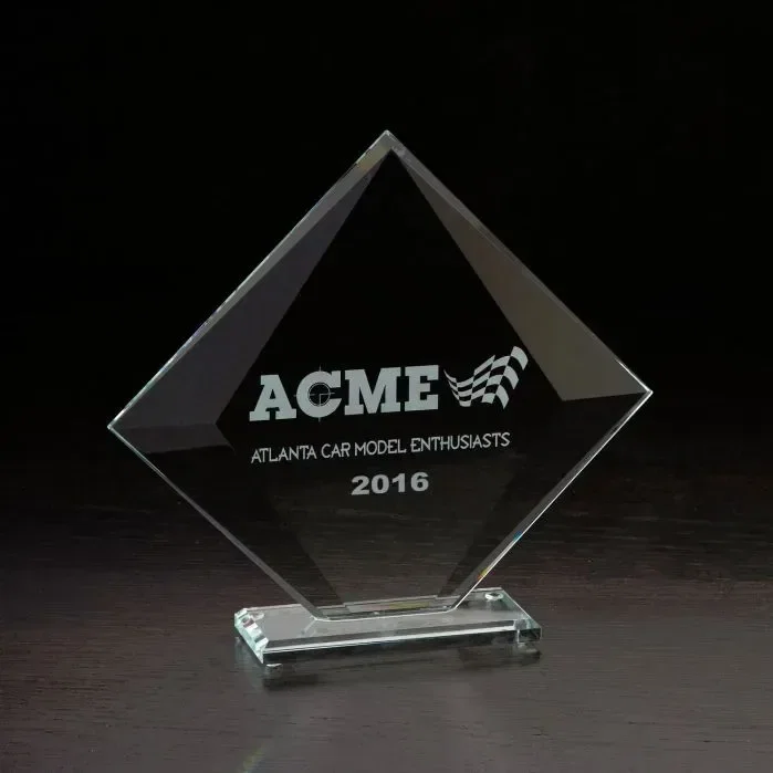 Imprinted Vision Large Glass Award β view 1