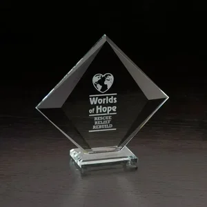 Custom Printed Vision Small Glass Award
