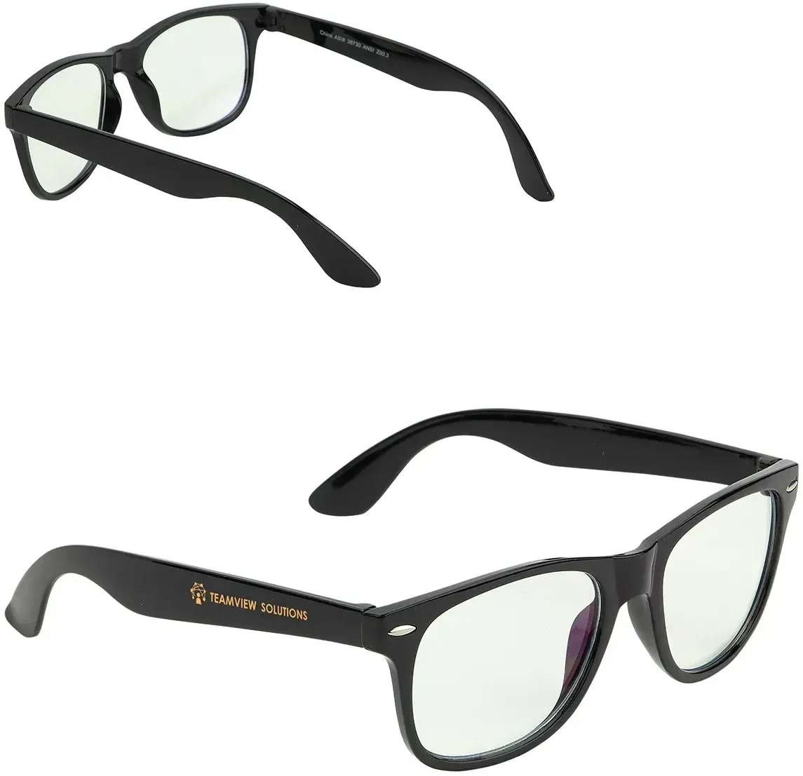Vista blue light glasses, custom branded computer glasses, front hero view