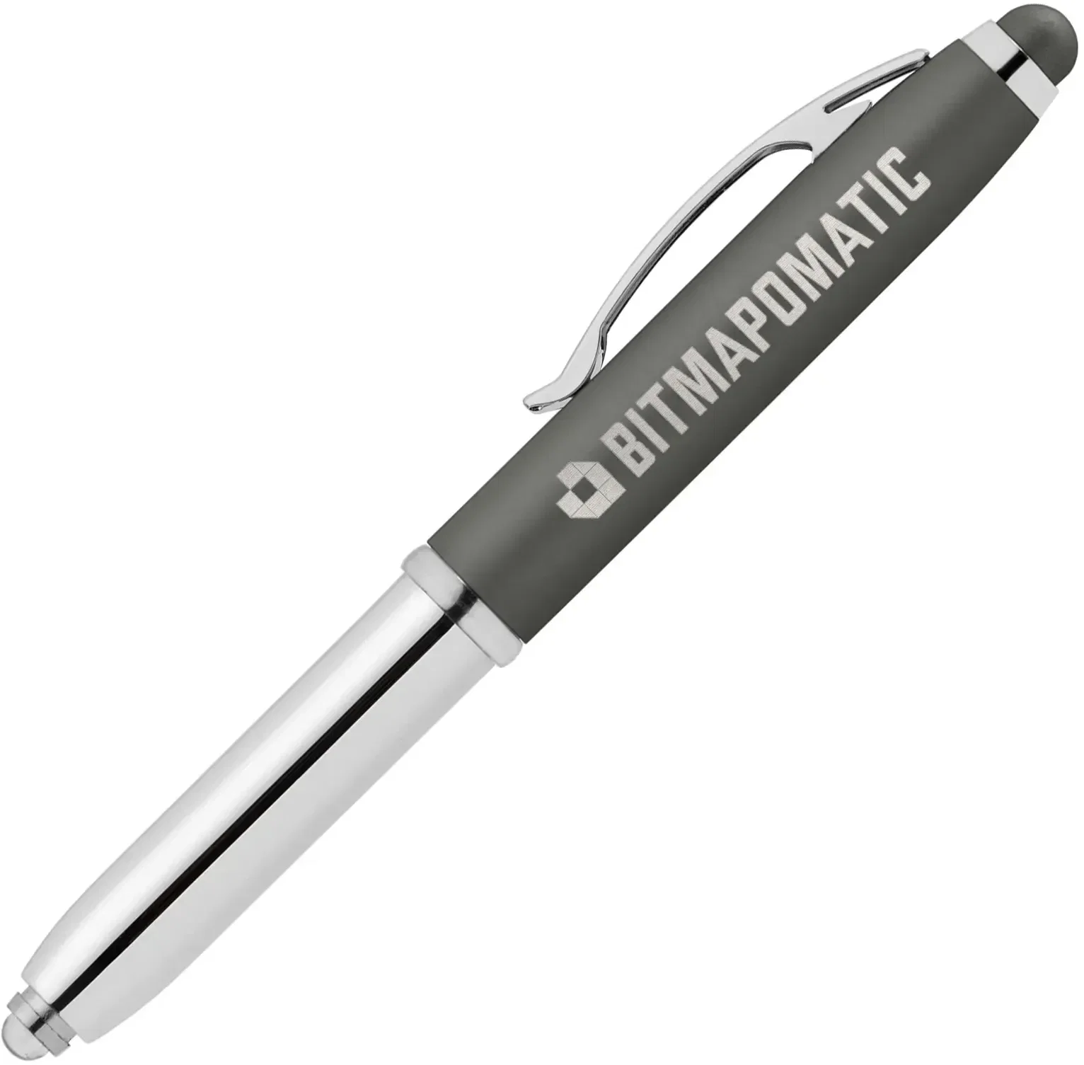 Vivano Softy Metallic Pen w/ LED Light and Stylus  — view 2