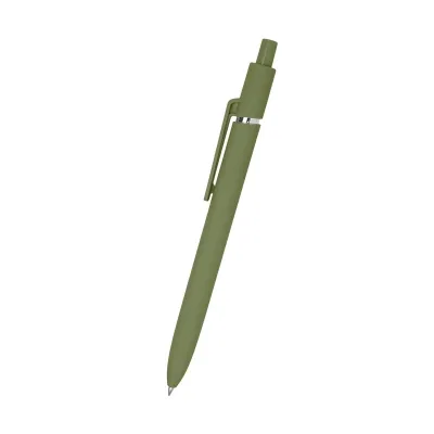 Curved clip sweeping away from the upper barrel