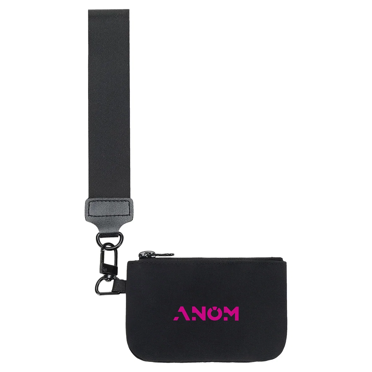 Vogue Wrist Wallet Set's zippered wallet pouch printed with a custom logo imprint