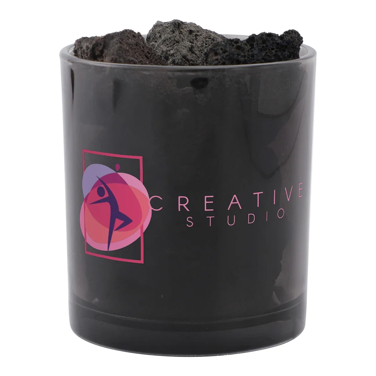 Volcanic Rock Aroma Diffuser shown from the side profile