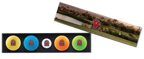 Vivid Customized Golf Ball Set with Hatclip and Ball Marker