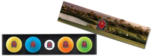Vivid Customized Golf Ball Set with Hatclip and Ball Marker