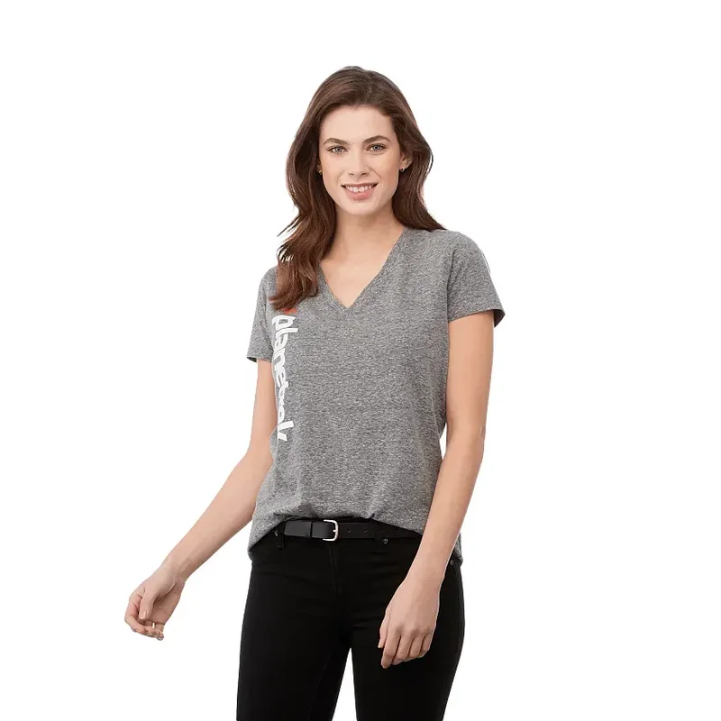 Custom Branded V-Neck Tee for Women - UV Protection — view 1
