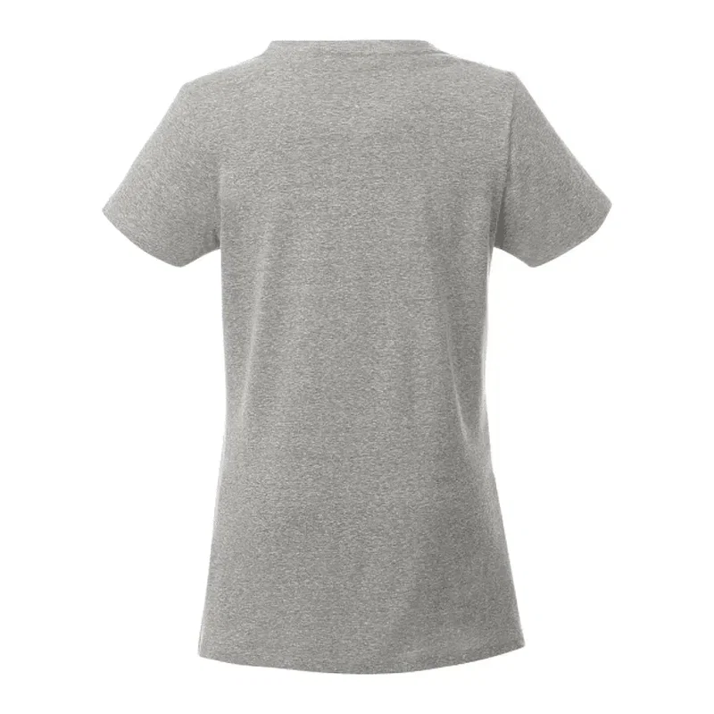 Custom Branded V-Neck Tee for Women - UV Protection — view 2
