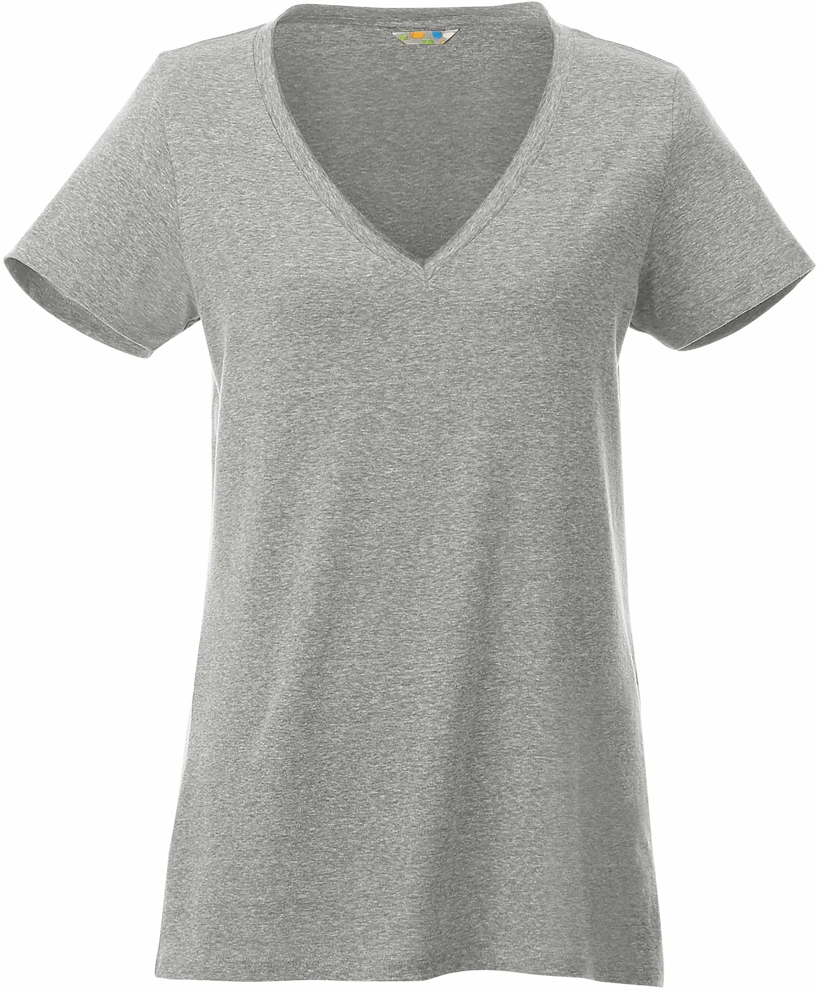 Custom Branded V-Neck Tee for Women - UV Protection — view 8