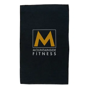 Sport Waffle Weave Towel, 16" x 26" Polyester, Full-Color Imprint