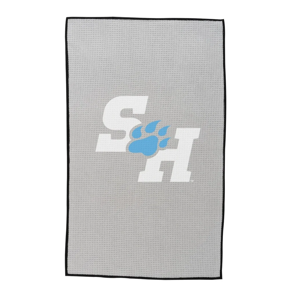 Waffle Weave Sport Towel — Gray — view 2