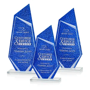 Starfire Crystal Peak Award with a Stained-Glass Texture Layer