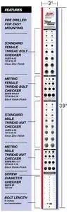 Wall Mount Thread Checker Gauge β view 1