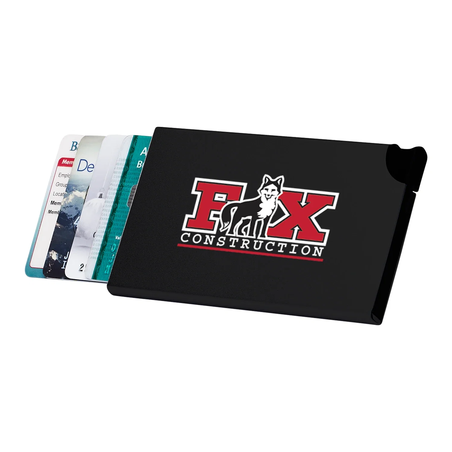 Promotional Wally RFID Card Holder — Black — view 4