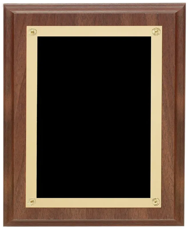 Walnut Finish Classic Achievement Plaque — view 5
