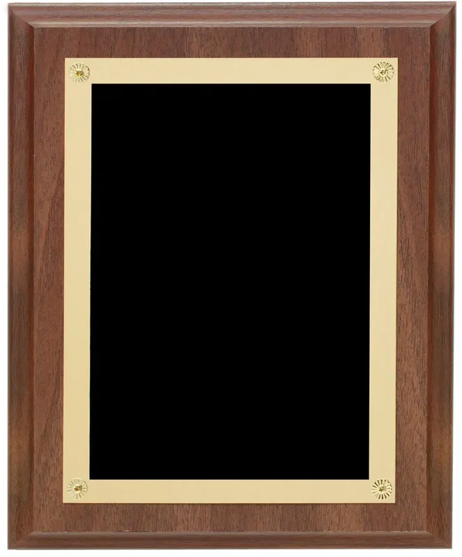 Walnut Finish Classic Achievement Plaque — view 6
