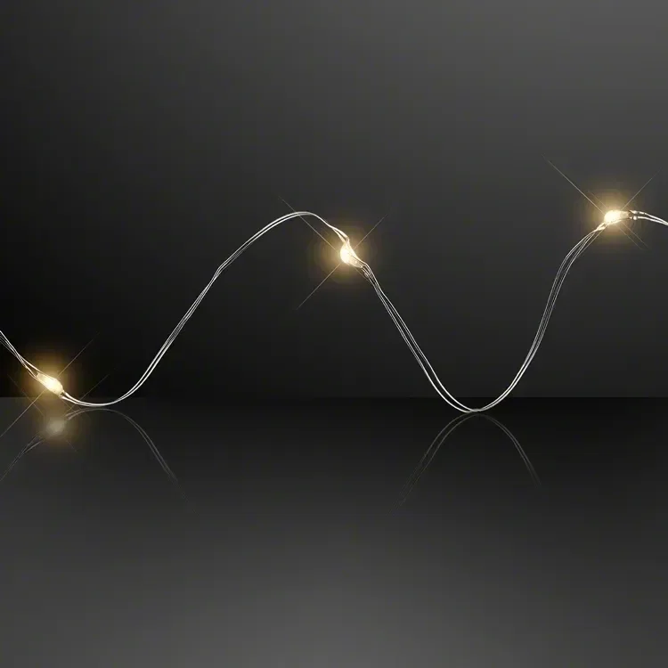 Warm White Crafting Fairy Lights, 20 LEDs, 80" Long — view 3