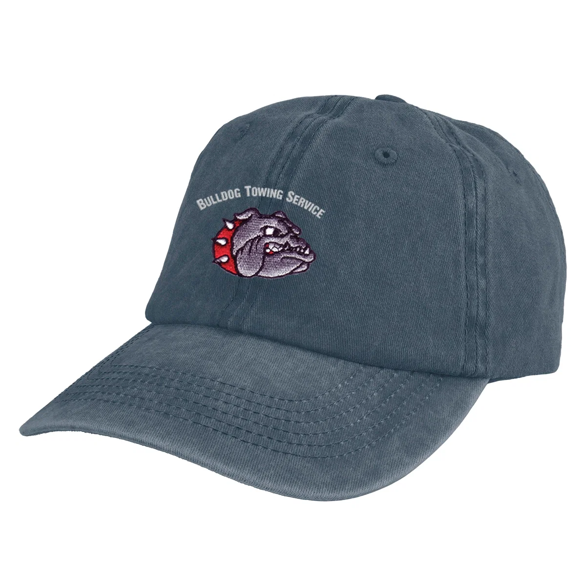 Khaki washed cotton cap shown from the front